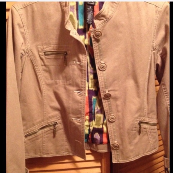 W Work to Weekend Khaki Skirt Suit - Picture 2 of 8